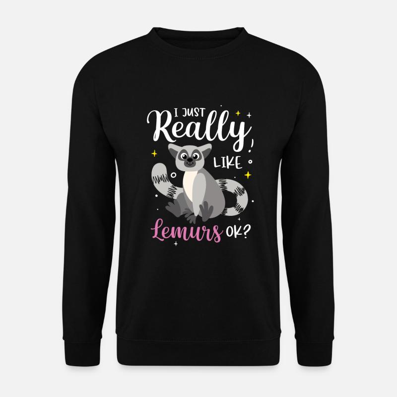 Lemur - Unisex Sweatshirt - black