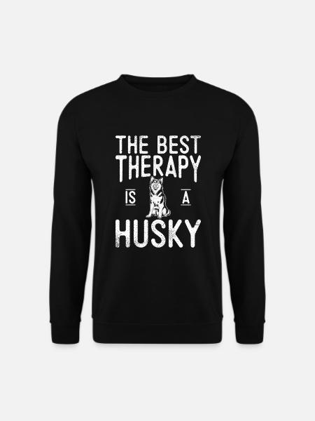 Cadeaux de chien Husky - Sweat-shirt Unisexe - noir