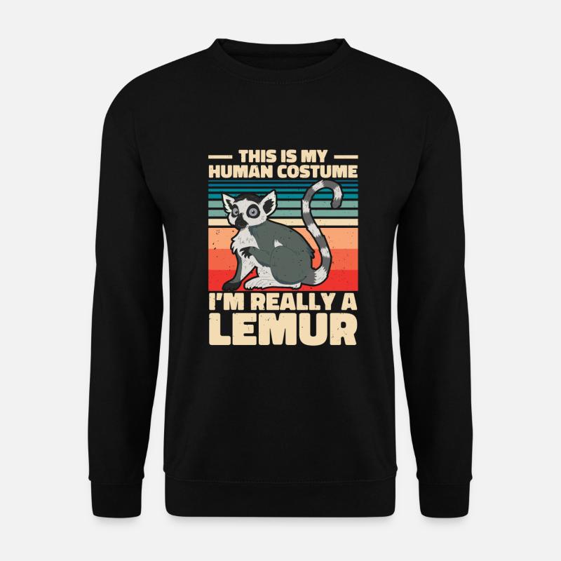 Lemur - Unisex Sweatshirt - black
