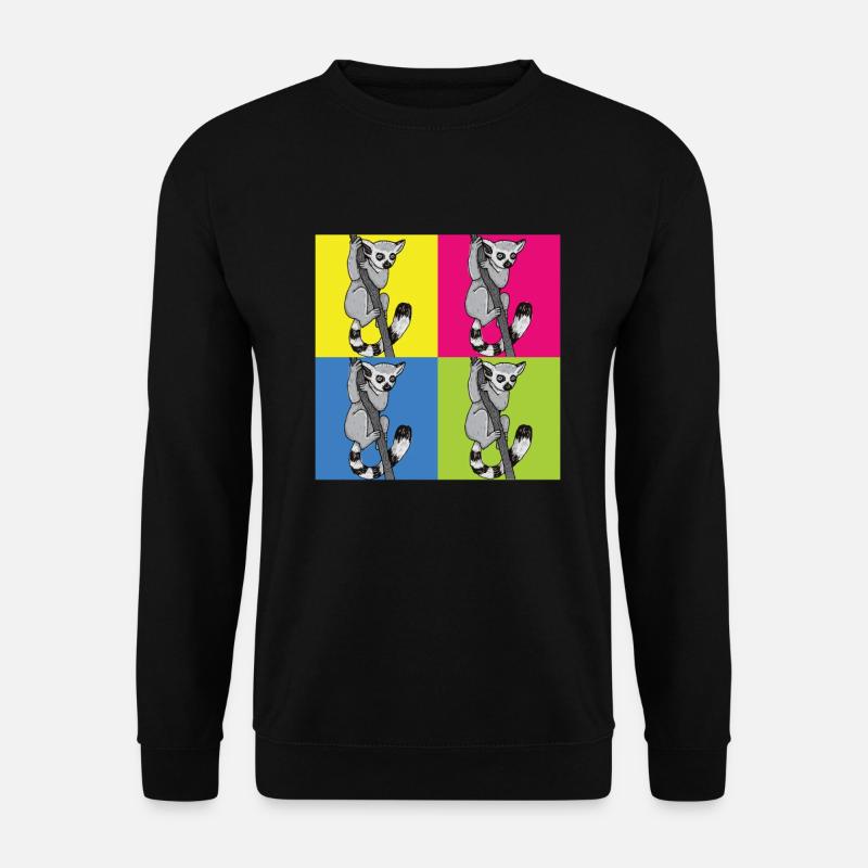 Lemur - Unisex Sweatshirt - black