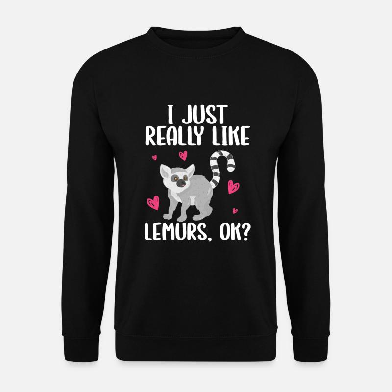 Lemur - Unisex Sweatshirt - black