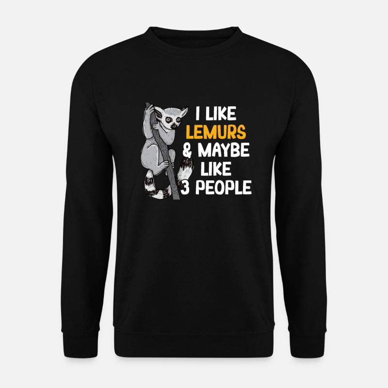 Lemur - Unisex Sweatshirt - black