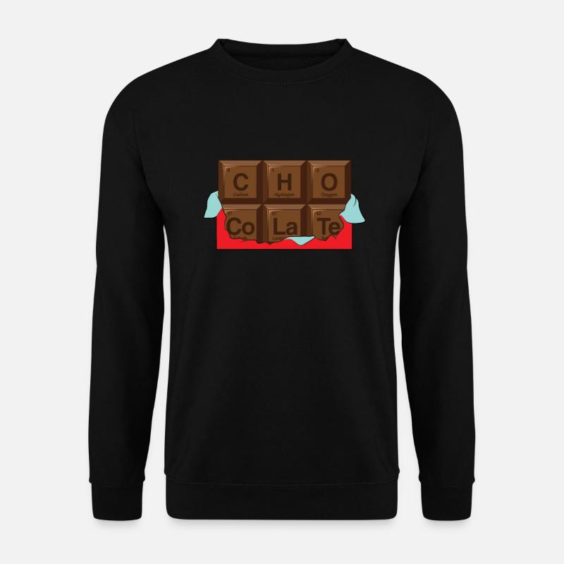 Tableau périodique du chocolat - Sweat-shirt Unisexe - noir