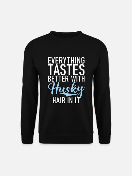 Husky-Hunde-Geschenke - Unisex Pullover - Schwarz