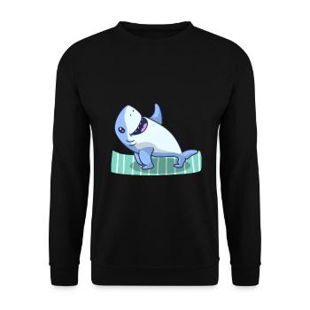 Yoga Hai - Unisex Pullover - Schwarz - Vorne - Alina (178cm) & Michal (187cm)