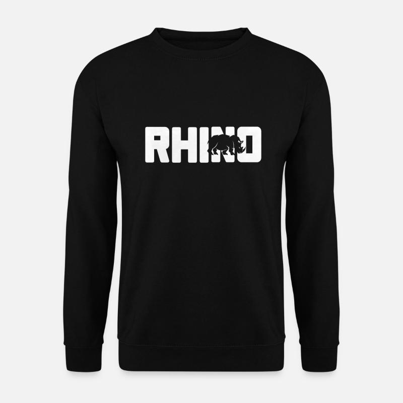 Nashorn - Unisex Pullover - Schwarz