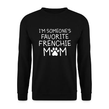 Cadeaux de bouledogue français - Sweat-shirt Unisexe - noir - Devant - Alina (178cm) & Michal (187cm)
