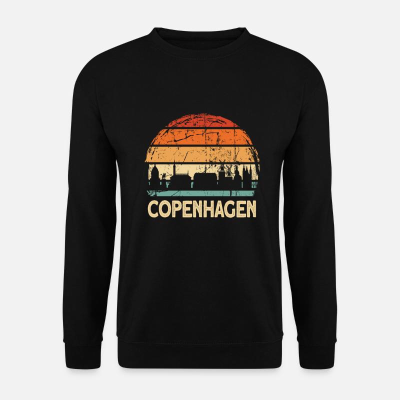 Copenhagen, Denmark - Unisex Sweatshirt - black