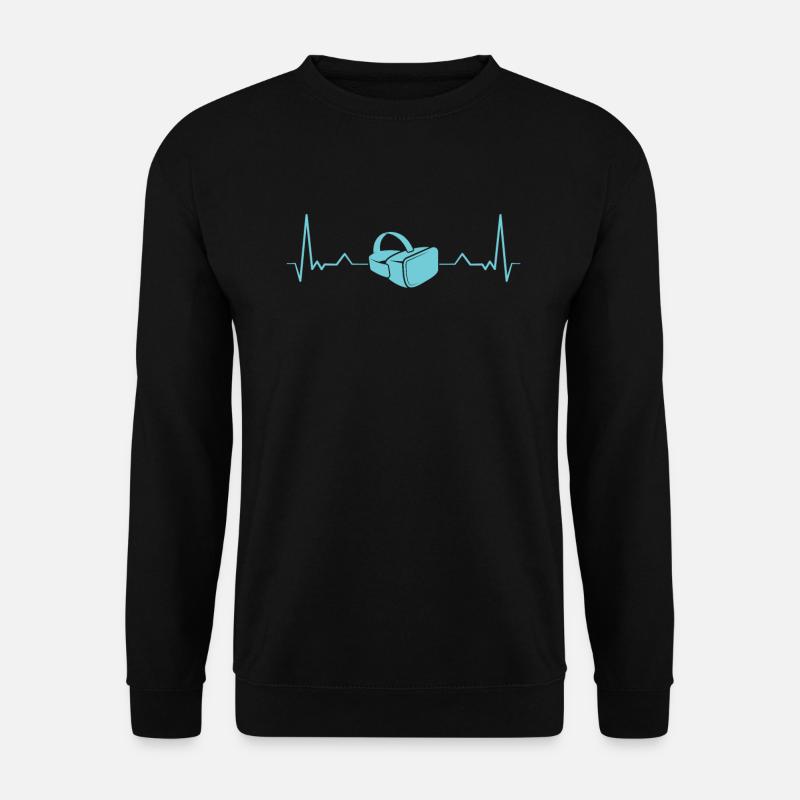 Virtual Reality VR Gift - Unisex Sweatshirt - black
