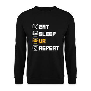 Cadeau VR de réalité virtuelle - Sweat-shirt Unisexe - noir - Devant - Alina (178cm) & Michal (187cm)