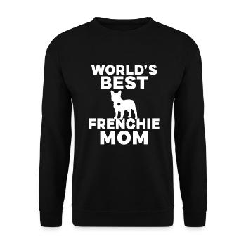 French Bulldog Gifts - Unisex Sweatshirt - black - Front - Alina (178cm) & Michal (187cm)