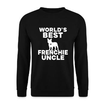 Cadeaux de bouledogue français - Sweat-shirt Unisexe - noir - Devant - Alina (178cm) & Michal (187cm)