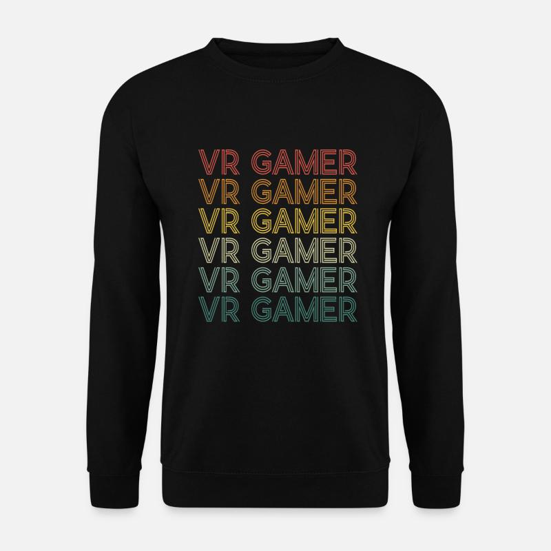 Virtual Reality VR Gift - Unisex Sweatshirt - black