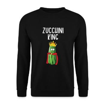 Courgette - Unisex Sweatshirt - black - Front - Alina (178cm) & Michal (187cm)