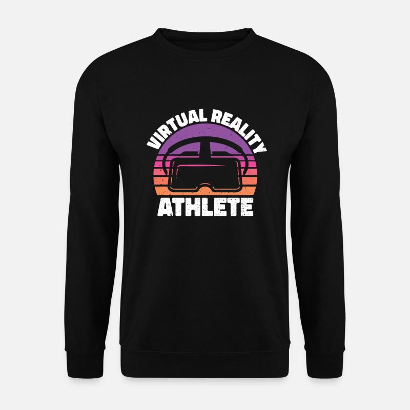 Virtual Reality VR Gift - Unisex Sweatshirt - black