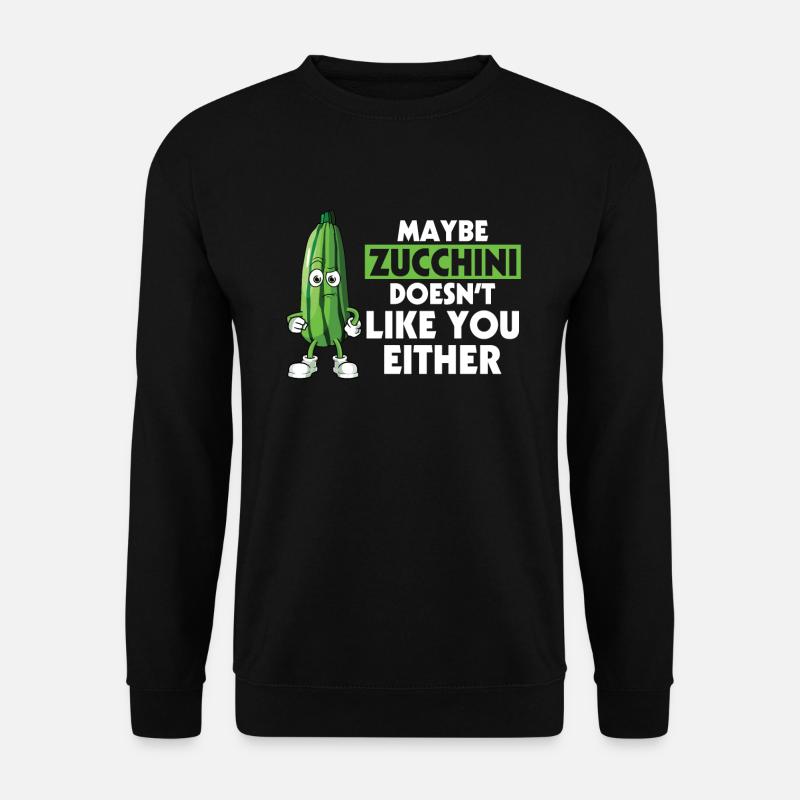 Zucchini - Unisex Pullover - Schwarz