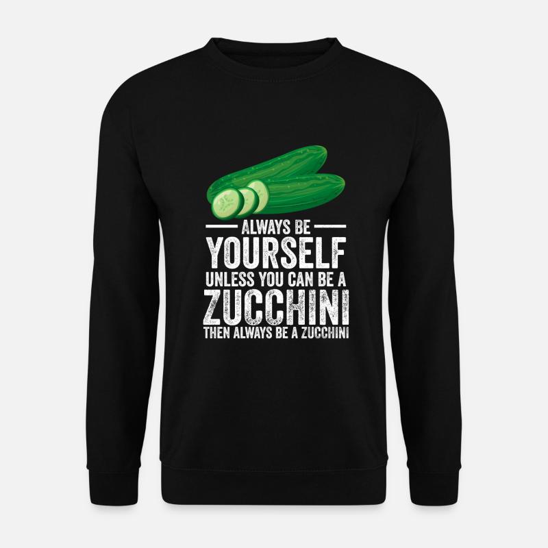 Zucchini - Unisex Pullover - Schwarz