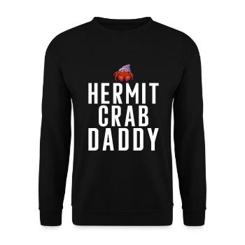 Cadeaux de crabe ermite - Sweat-shirt Unisexe - noir - Devant - Alina (178cm) & Michal (187cm)