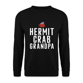 Hermit Crab Gifts - Unisex Sweatshirt - black - Front - Alina (178cm) & Michal (187cm)