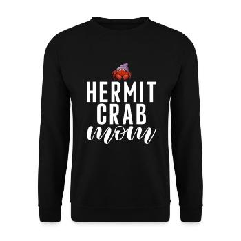 Hermit Crab Gifts - Unisex Sweatshirt - black - Front - Alina (178cm) & Michal (187cm)