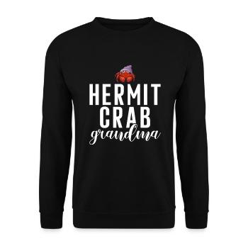 Hermit Crab Gifts - Unisex Sweatshirt - black - Front - Alina (178cm) & Michal (187cm)