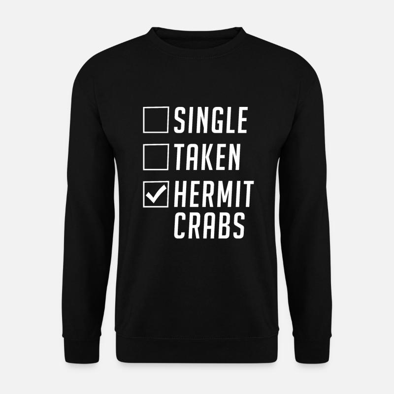 Cadeaux de crabe ermite - Sweat-shirt Unisexe - noir