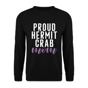 Cadeaux de crabe ermite - Sweat-shirt Unisexe - noir - Devant - Alina (178cm) & Michal (187cm)
