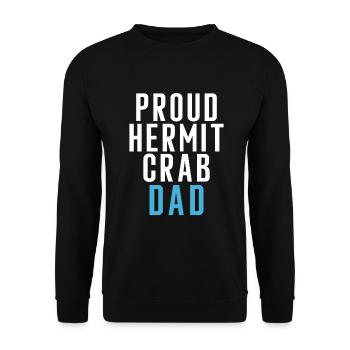 Cadeaux de bernard-l'ermite - Sweat-shirt Unisexe - noir - Devant - Alina (178cm) & Michal (187cm)