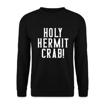 Hermit Crab Gifts - Unisex Sweatshirt - black - Front - Alina (178cm) & Michal (187cm)