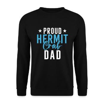 Hermit Crab Gifts - Unisex Sweatshirt - black - Front - Alina (178cm) & Michal (187cm)