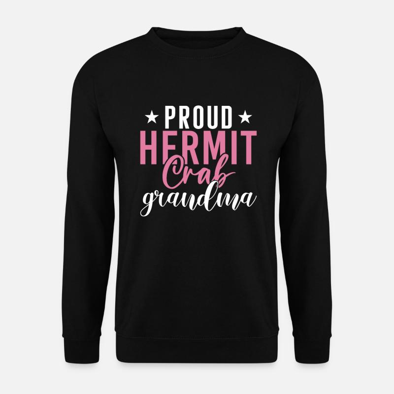 Einsiedlerkrebs-Geschenke - Unisex Pullover - Schwarz
