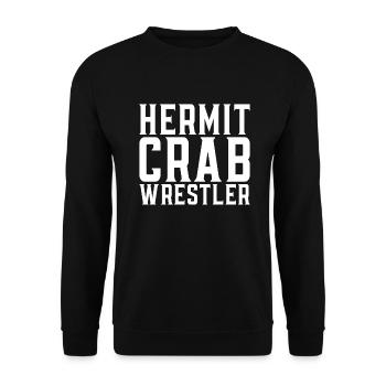 Cadeaux de crabe ermite - Sweat-shirt Unisexe - noir - Devant - Alina (178cm) & Michal (187cm)