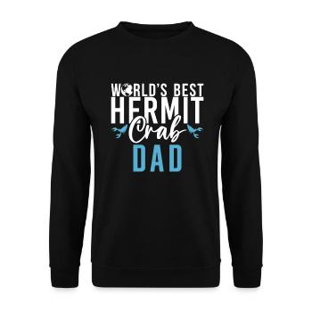 Cadeaux de crabe ermite - Sweat-shirt Unisexe - noir - Devant - Alina (178cm) & Michal (187cm)