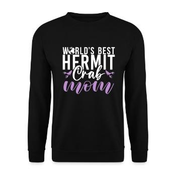 Hermit Crab Gifts - Unisex Sweatshirt - black - Front - Alina (178cm) & Michal (187cm)