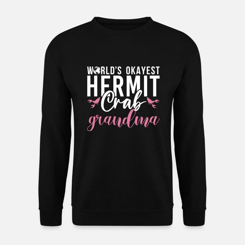 Einsiedlerkrebs-Geschenke - Unisex Pullover - Schwarz