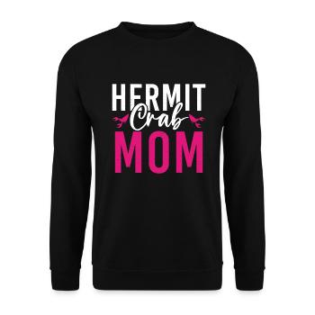 Cadeaux de crabe ermite - Sweat-shirt Unisexe - noir - Devant - Alina (178cm) & Michal (187cm)