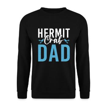 Hermit Crab Gifts - Unisex Sweatshirt - black - Front - Alina (178cm) & Michal (187cm)
