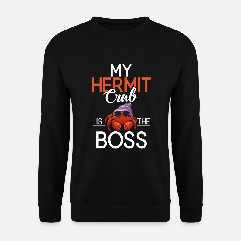 Einsiedlerkrebs-Geschenke - Unisex Pullover - Schwarz