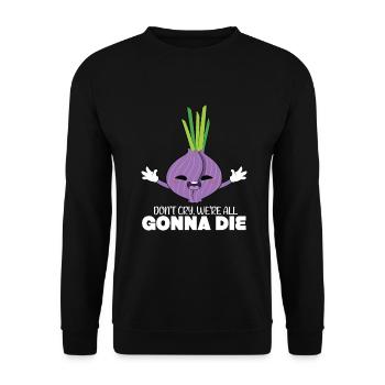 Onion - Unisex Sweatshirt - black - Front - Alina (178cm) & Michal (187cm)