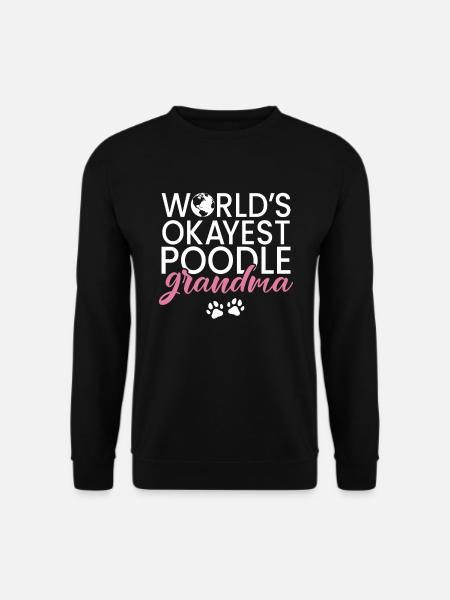 Cadeaux Caniche - Sweat-shirt Unisexe - noir