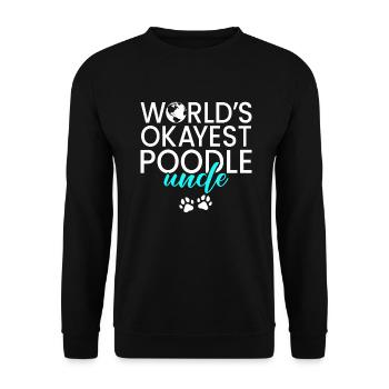 Cadeaux Caniche - Sweat-shirt Unisexe - noir - Devant - Alina (178cm) & Michal (187cm)