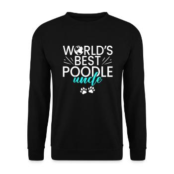 Cadeaux Caniche - Sweat-shirt Unisexe - noir - Devant - Alina (178cm) & Michal (187cm)