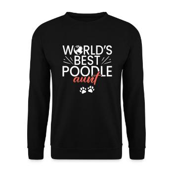 Cadeaux Caniche - Sweat-shirt Unisexe - noir - Devant - Alina (178cm) & Michal (187cm)