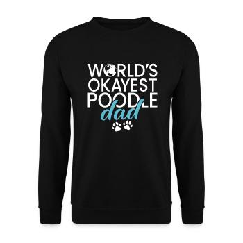 Cadeaux Caniche - Sweat-shirt Unisexe - noir - Devant - Alina (178cm) & Michal (187cm)