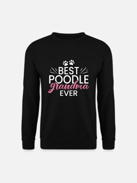 Cadeaux Caniche - Sweat-shirt Unisexe - noir