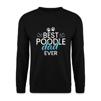Cadeaux Caniche - Sweat-shirt Unisexe - noir - Devant - Alina (178cm) & Michal (187cm)