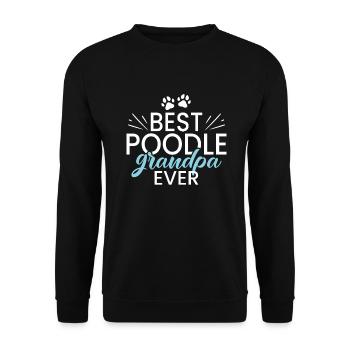 Cadeaux Caniche - Sweat-shirt Unisexe - noir - Devant - Alina (178cm) & Michal (187cm)