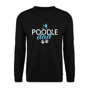 Cadeaux Caniche - Sweat-shirt Unisexe - noir - Devant - Alina (178cm) & Michal (187cm)