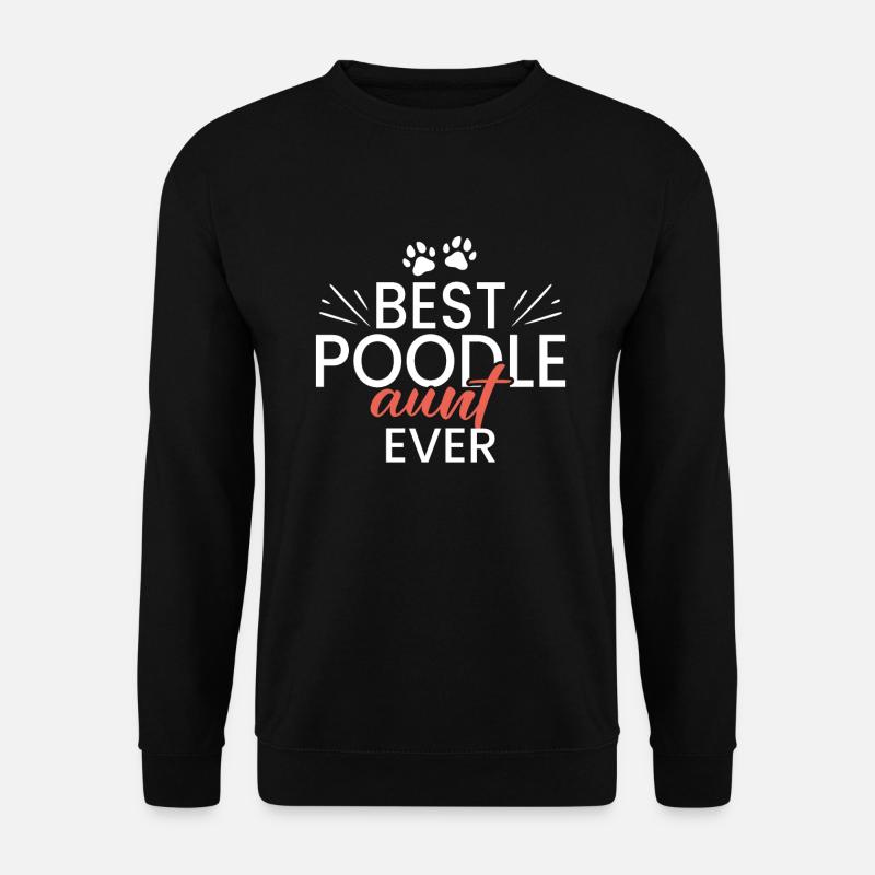 Cadeaux pour caniches - Sweat-shirt Unisexe - noir