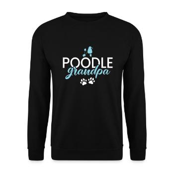 Cadeaux Caniche - Sweat-shirt Unisexe - noir - Devant - Alina (178cm) & Michal (187cm)